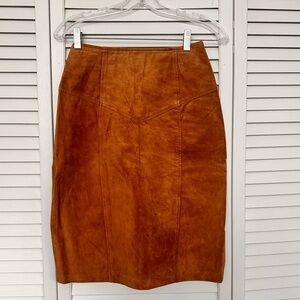 Leather skirt vintage